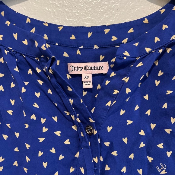 Juicy Couture Heart Print Blouse - Picture 4 of 11